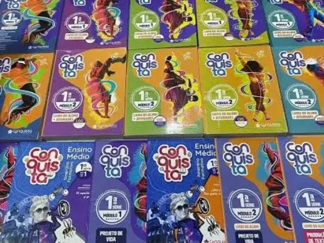 Livro 1° ano do ensino médio editora conquista 