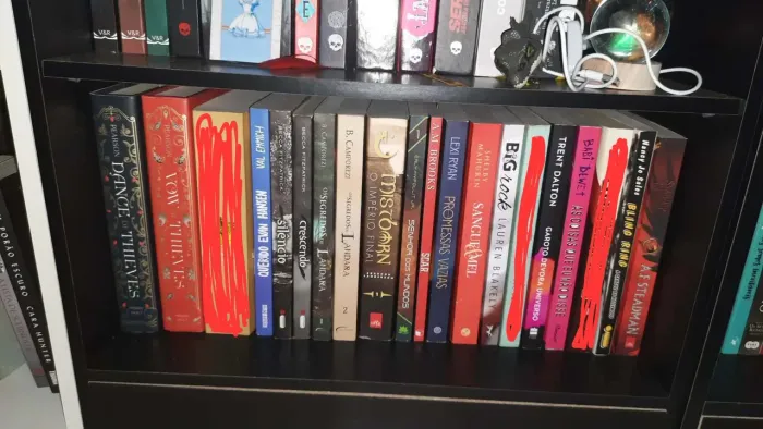 Kit com 21 livros - romance, fantasia, suspense