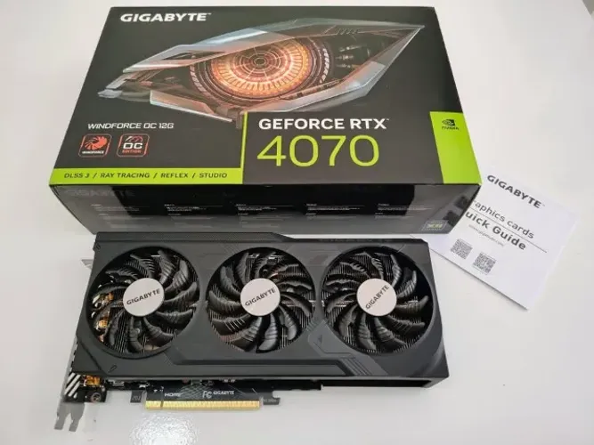 Placa de Video GeForce RTX 4070 12gb Gigabyte Windforce OC Gtia até Julho/2027