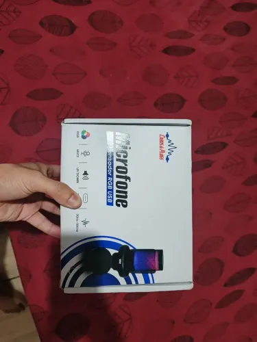 Microfone de mesa (Nunca usado) 