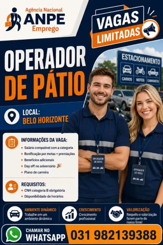 OPERADOR DE PÁTIO 