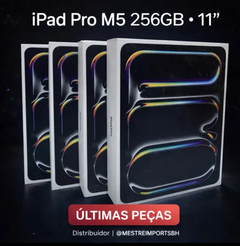 IPAD PRO M5 256 GB 11POL (NOVO) LOJA FÍSICA - NOTA FISCAL - DISTRIBUIDOR 