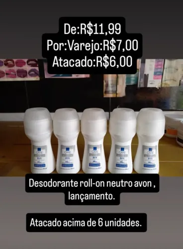 Desodorante roll-on neutro avon