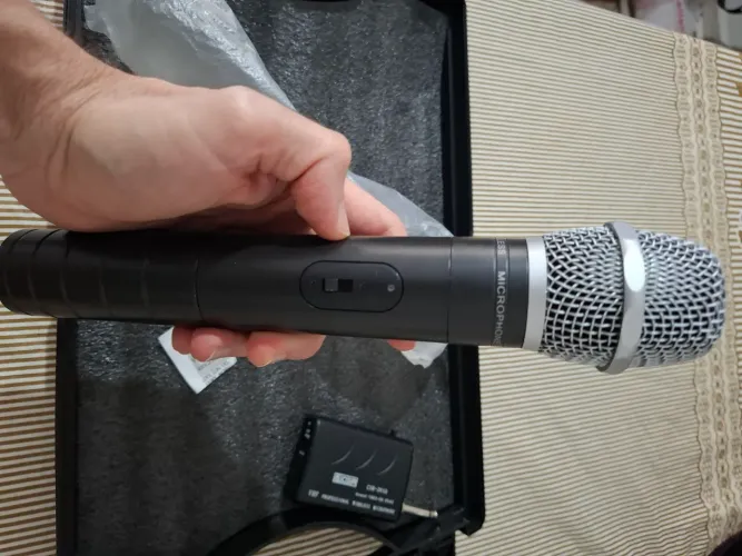 Microfone Sem Fio Csr 2010 Vhf Para Filmadora Linha Prof Nfe<br>