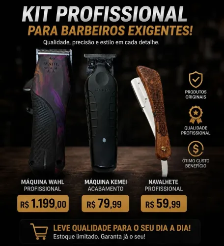 Máquina profissional para barbearia wahl