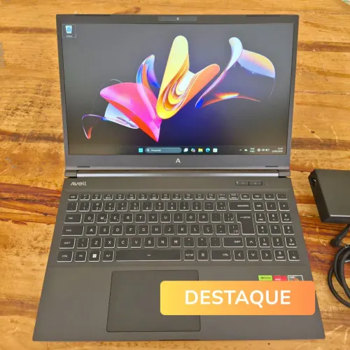 Notebook Gamer Avell ION RTX 4050 Ryzen 7 16GB DDR5 SSD Tela 165Hz Impecavel