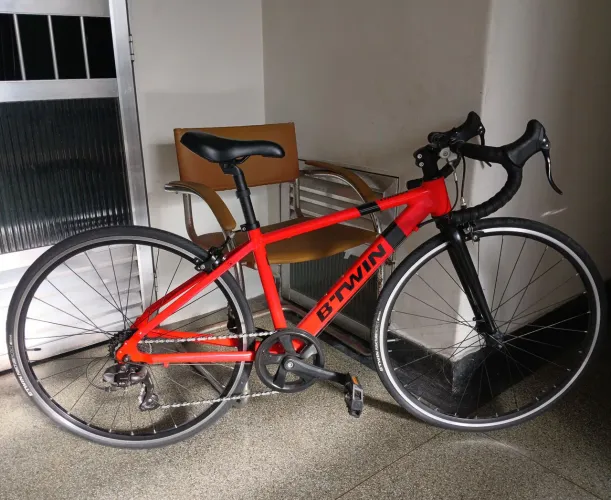 bicicleta btwin triban 100 junior (infanto juvenil)