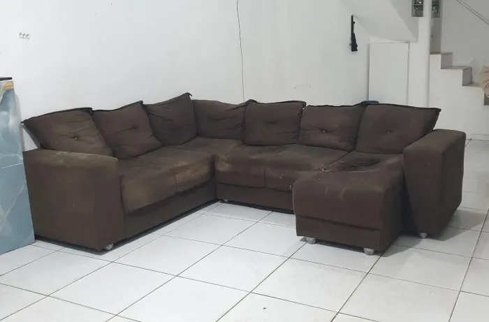 Sofá 6 lugares de canto