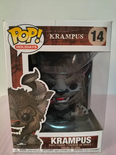 Funko Pop Krampus #14, The Wolf Man #1153 e Bear with Leg #1452