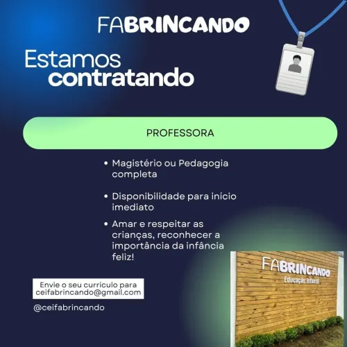 Professora educação infantil 