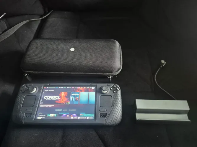 Steam Deck com case e Dock 512GB