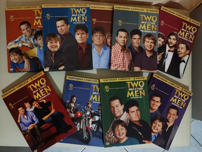 ***NÃO ACEITO OFERTAS*** Two and a Half Men 9 temporadas completas ORIGINAIS
