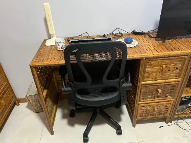 mesa de escritório Fibra de palha de coco com madeira anti cupim 0,75x1,0