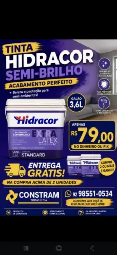 Tinta acrilica semi brilho 3,6 ml - diversas cores