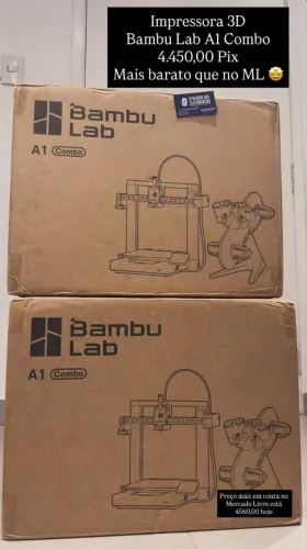 Impressora 3D Bambu lab A1 combo