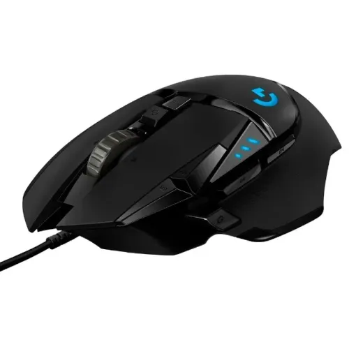 Mouse Gamer Logitech G502 Hero RGB 25K 11 Botões Pesos Ajustáveis