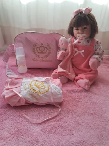 Boneca bebê reborn Fada Madrinha