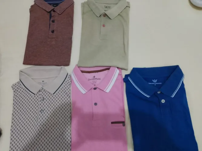 Camisas polo usadas. Troco por figurinhas copa 2026