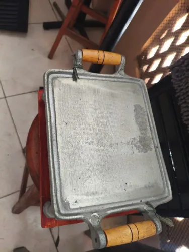 Réchaud novo pra conserva carne na brasa