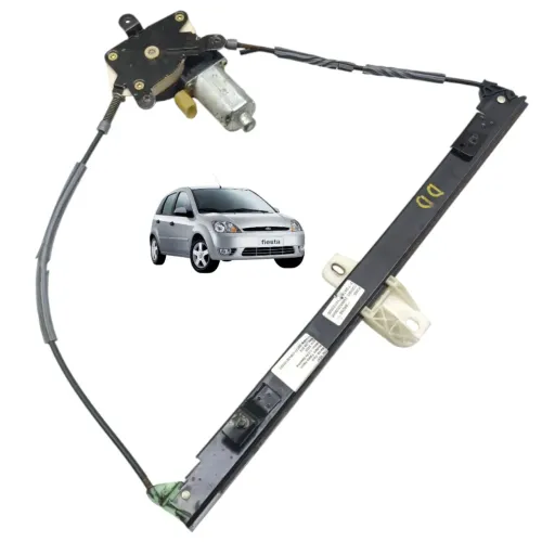 Motor Máquina Vidro Dianteira Direita Ford Fiesta 2003 2004