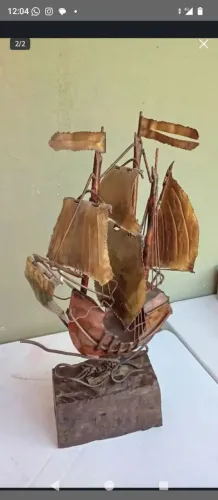 Barco a vela decorativo 
