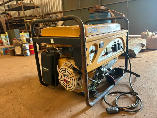 GERADOR CSM GM 8000E 9,0 KVA MOTOR 15 HP 