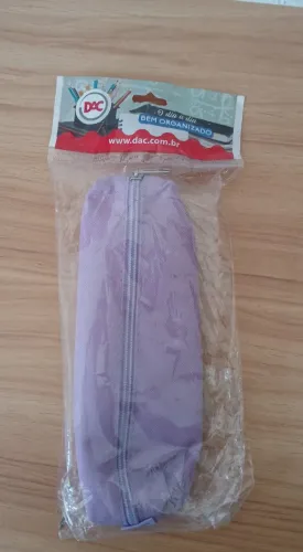 Estojo Escolar Lilás DAC Tam M - Simples e Prático