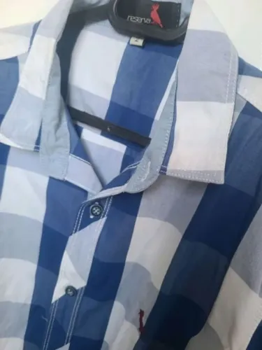camisa reserva xadrez