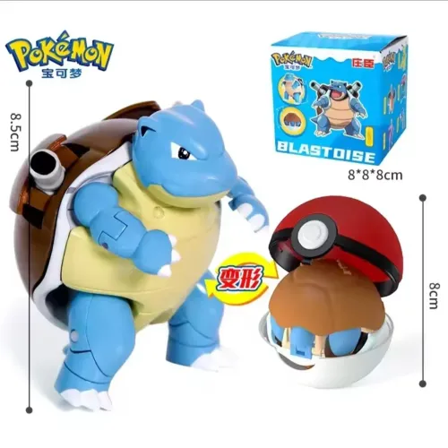Pokemon blastoise figure boneco e pokebola