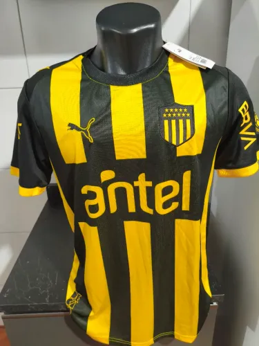 Camisa Penarol Puma 26-27 amarela e preta