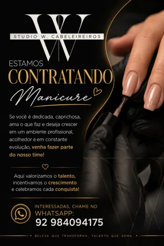 Vaga para Manicure