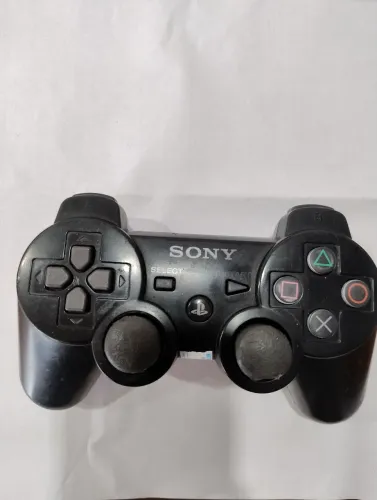 Controle PlayStation 3 original. Preto