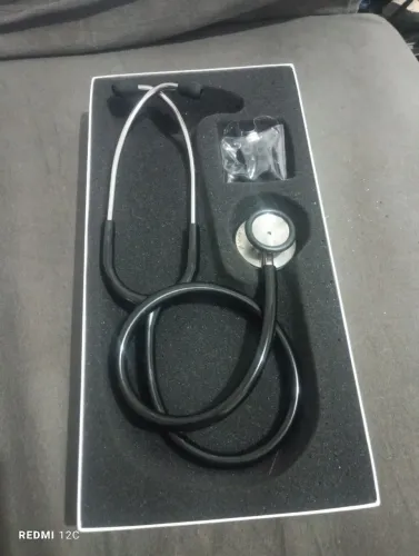 Estetoscópio Spirit MD Professional Adulto (referência CK-S601PF-02, cor Preto