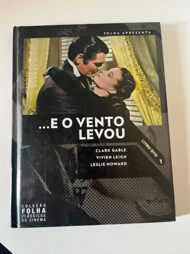Livro + Dvd E O Vento Levou Clark Gable Vivien Leigh
