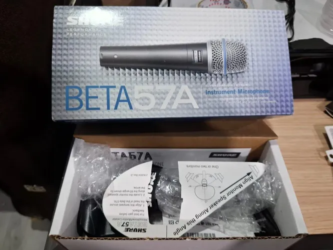 Microfone SHURE Beta 57A - ORIGINAL