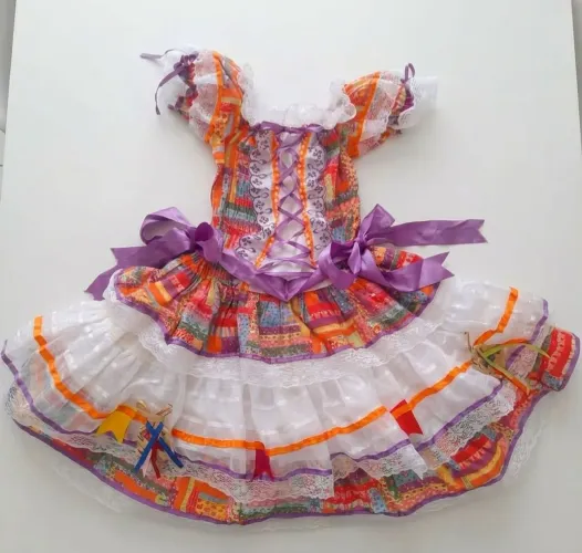 Vestido são João 8 anos - *38