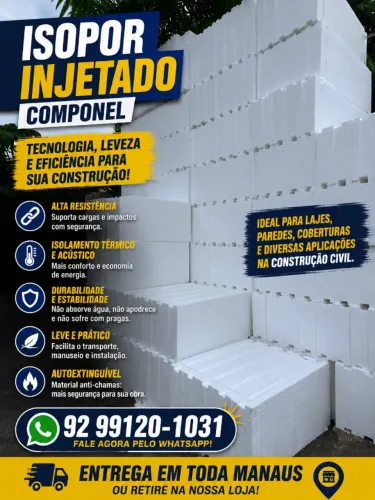 ISOPOR INJETADO PARA LAJE