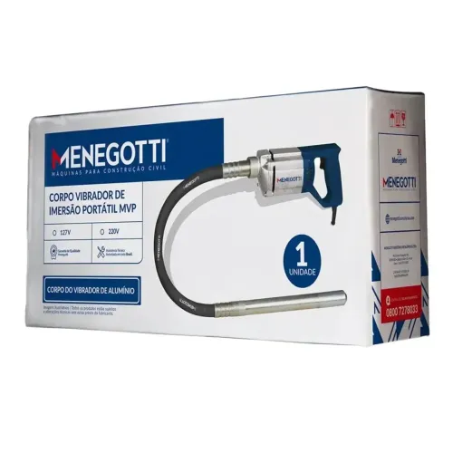 Vibrador De Imersão Portátil 1000W 220V Menegotti