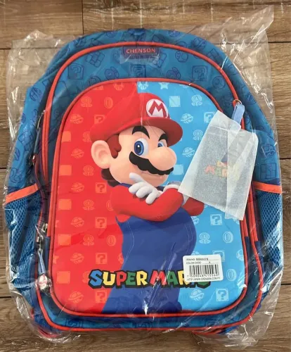 Mochila costas Super Mário Chenson Nova com etiqueta