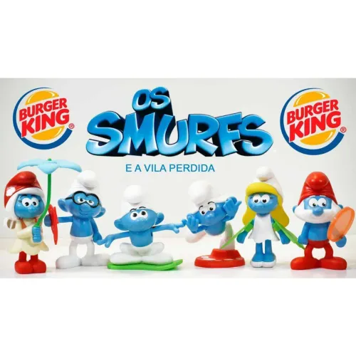 Coleção Burguer King Smurfs