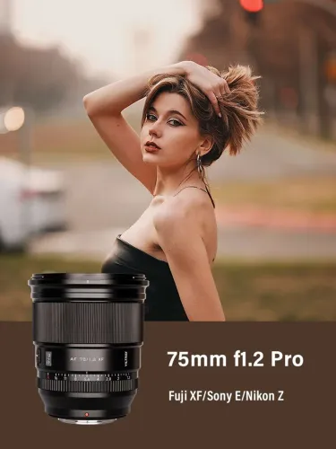 Lente Viltrox 75mm F1.2 e-mount