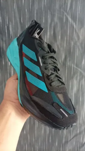 Tênis Adid@s Adizero Boston 11 Masculino Preto E Turquesa