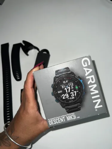 Relógio Garmin Descent ? Mk3i Cinza Carbono e Titânio - 51 mm