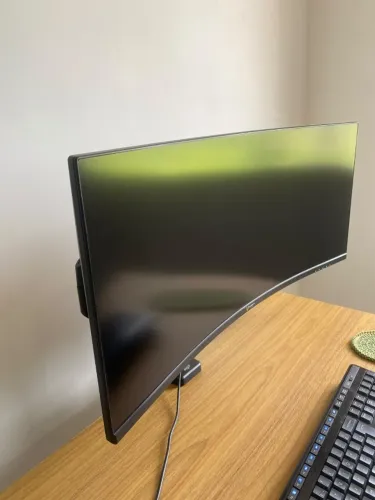 Monitor Gamer Husky Tempest 34? Curvo UltraWide + Suporte Articulado + Base Original