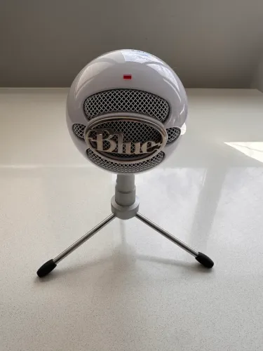 Microfone Condensador Streaming Blue - Snowball Ice USB com Tripé