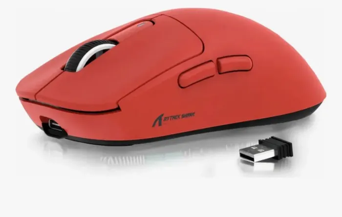 Kit teclado attack shark x68he, mouse attack shark x3 e mouse pad