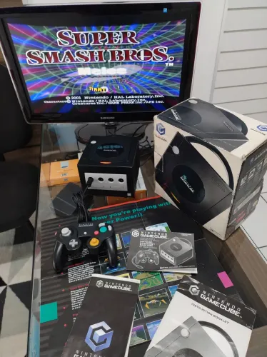 Nintendo GameCube Black com caixa