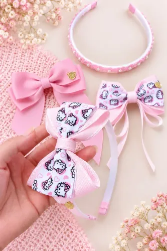 Laços Hello kitty