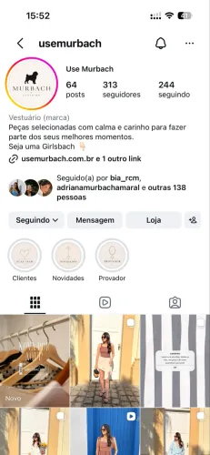 Loja de roupa feminina