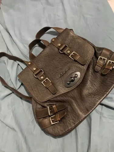 Bolsa CStefffens em couro marrom